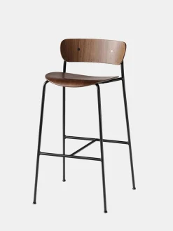 Pavilion AV7 Barstool – Black Lacquered Oak