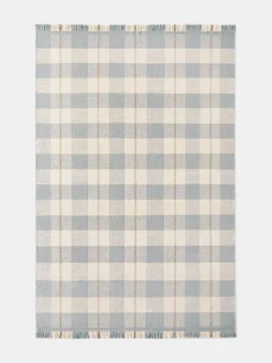 Plaid - Blue/Cream