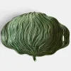 Platter Leaf Green Folhas – Large