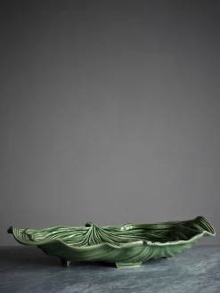 Platter Leaf Green Folhas – Large