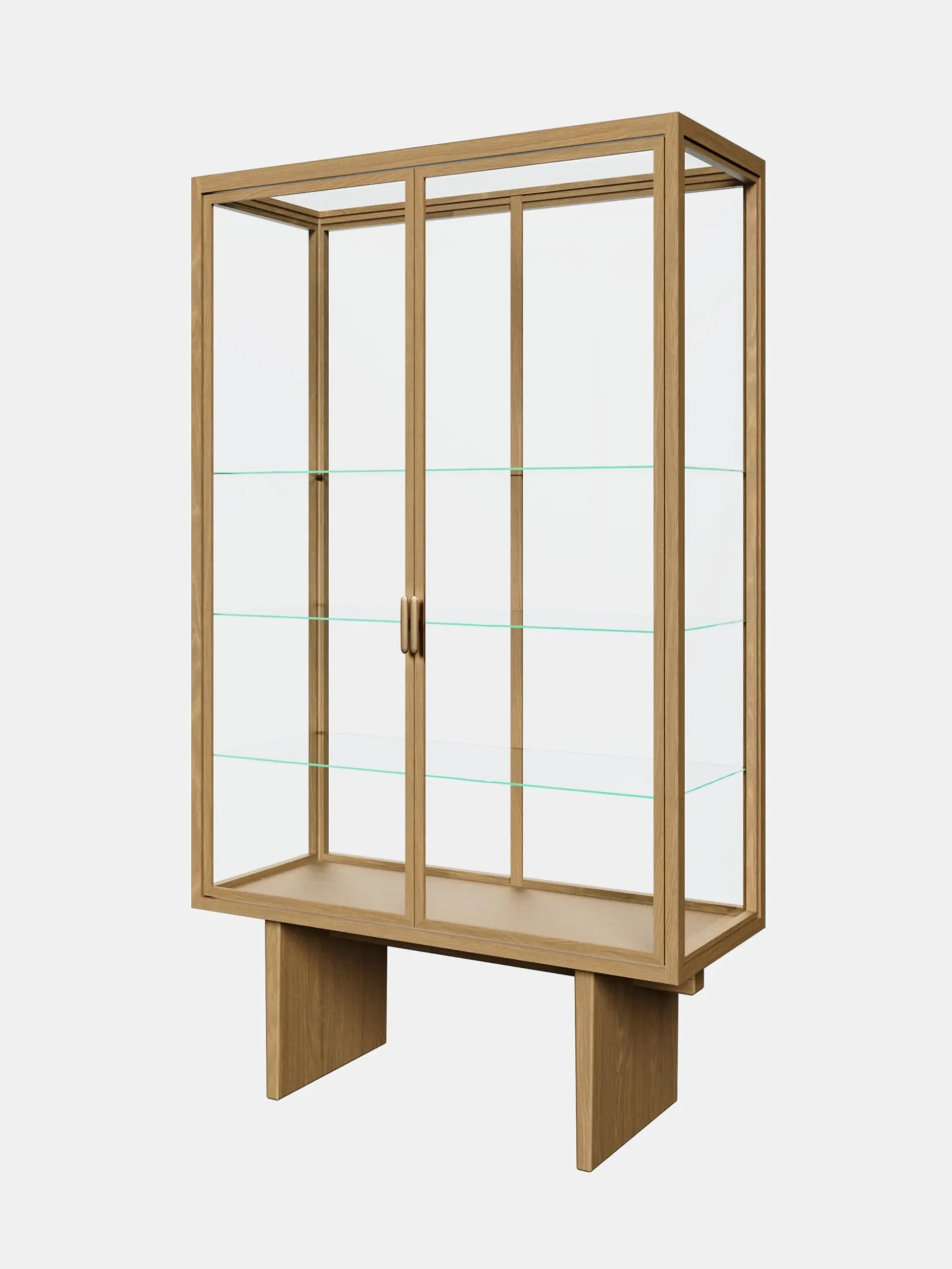 Private Vitrine - Light Stained Oak