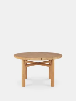 Quatro Outdoor Side Table Round - Teak