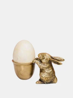 Rabbit Egg Cup - Brass