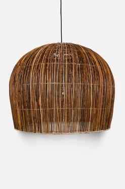 Rattan Bell Pendant