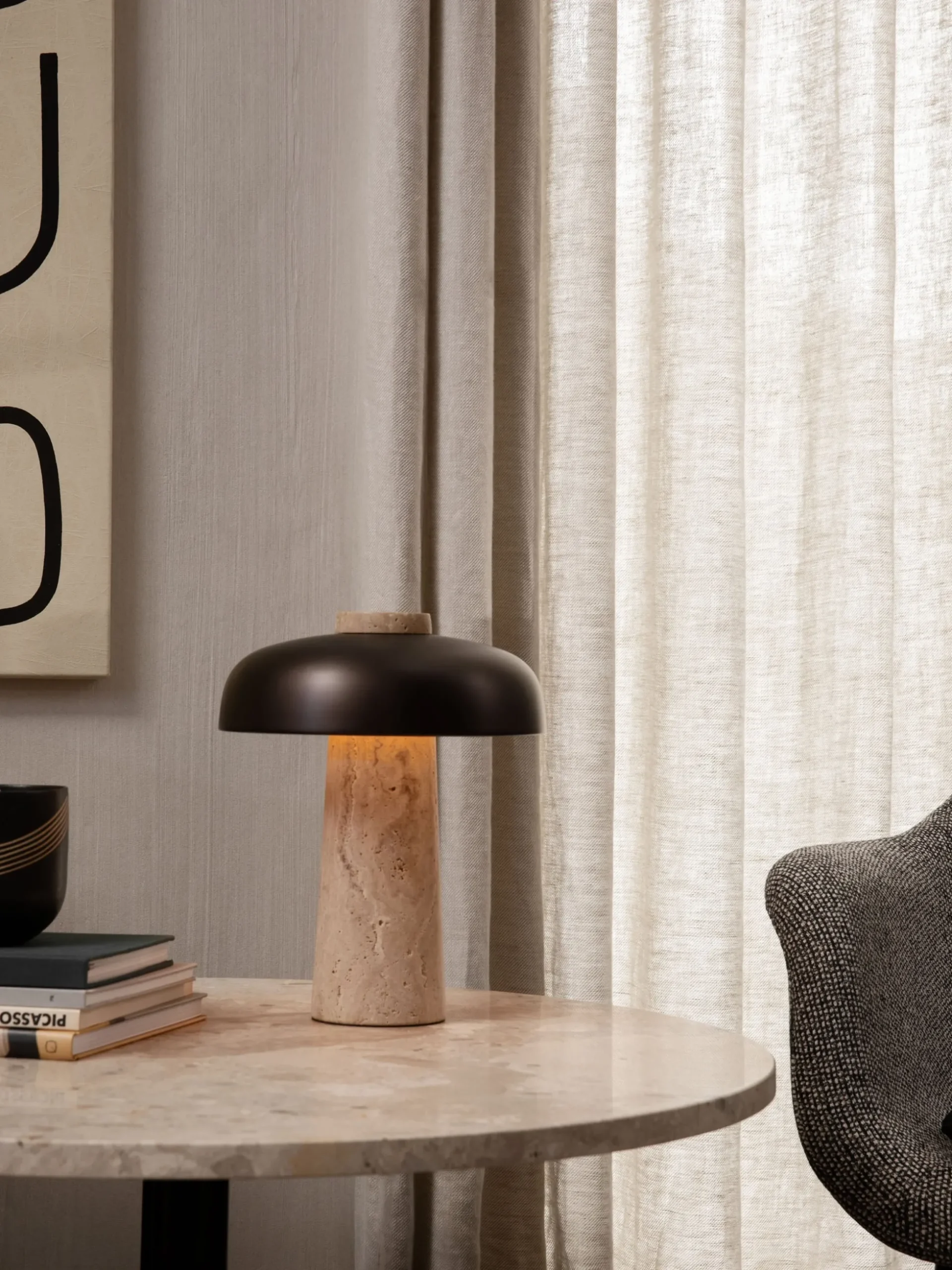Reverse Lamp - Bronzed Brass