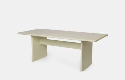 Rink Dining Table - Eggshell