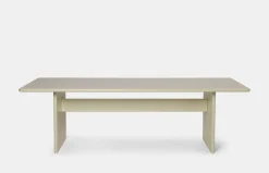 Rink Dining Table - Eggshell