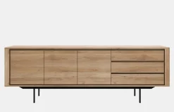 Shadow Sideboard – Black Frame – 3 Doors