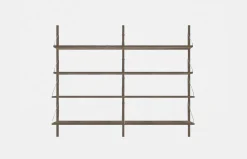 Shelf Library H114,8 Double Section – Dark