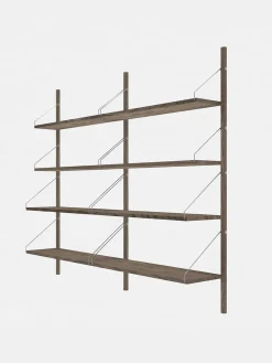 Shelf Library H114,8 Double Section – Dark