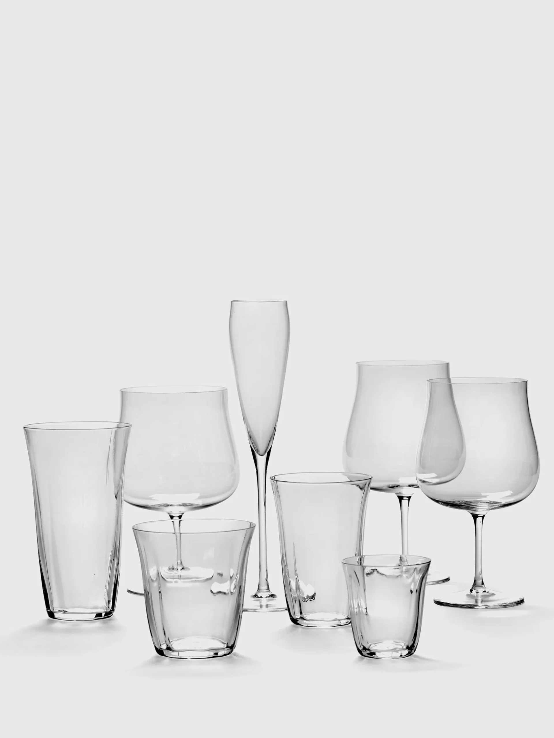 Silhouette White Wine Glass