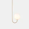 Single Angle Ceiling Mounted - Satin Brass