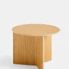 Slit Table Wood Round - 45 cm