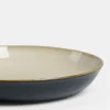 Terres de Rêves - Pasta Plate - Misty Grey/Dark Blue