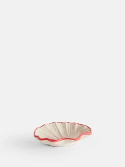 The Line - Shell Dish - Red Border