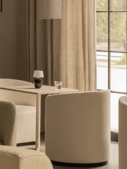 Torso Table Lamp Portable - Black