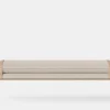 Turn Daybed - Boucle Off White - Cashmere Frame - Natural Straps