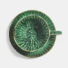 Verde Lanza Cappuccino Cup with Saucer