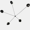 Wall Lamp with Five Fixed Arms