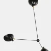 Wall Lamp with Three Fixed Arms