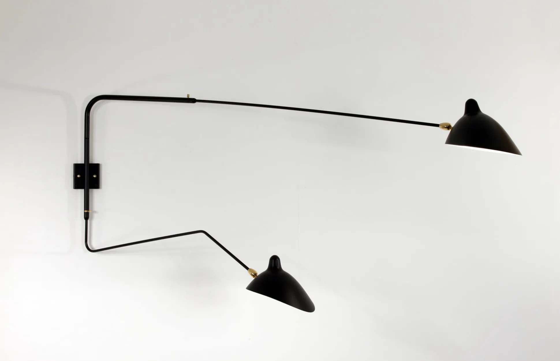 Wall Lamp with Two Rotating Arms