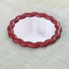Zigzag Mirror - Burgundy